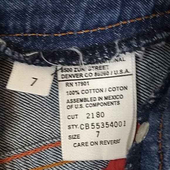 Cruel Girl Low Rise cropped jeans. Size 7 - Picture 6 of 7